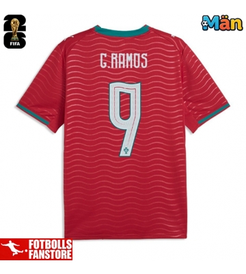 Portugal Goncalo Ramos #9 Hemmatröja VM 2026 Kortärmad